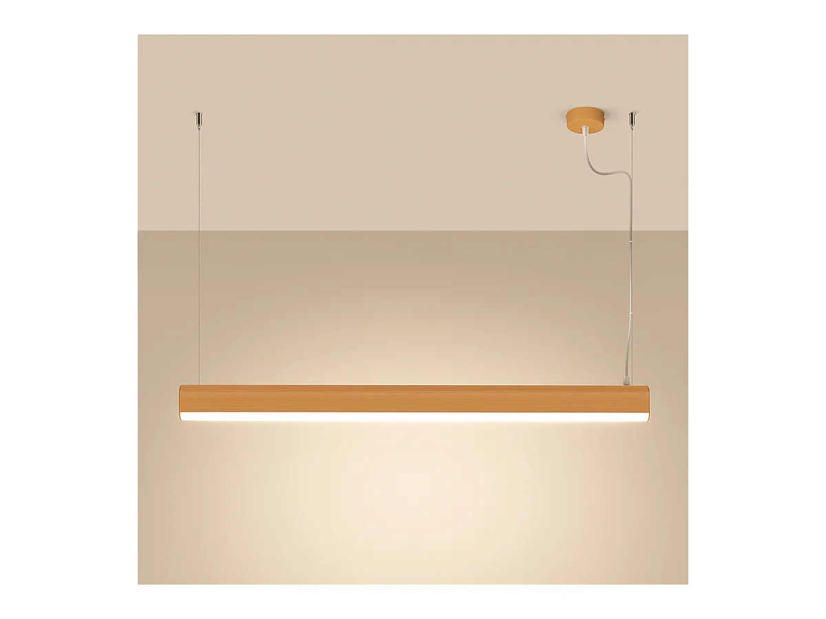 Hanglampen Farge Modern Van  - 1 Lichtbronnen - L.120 X H.150 Cm - Gouden