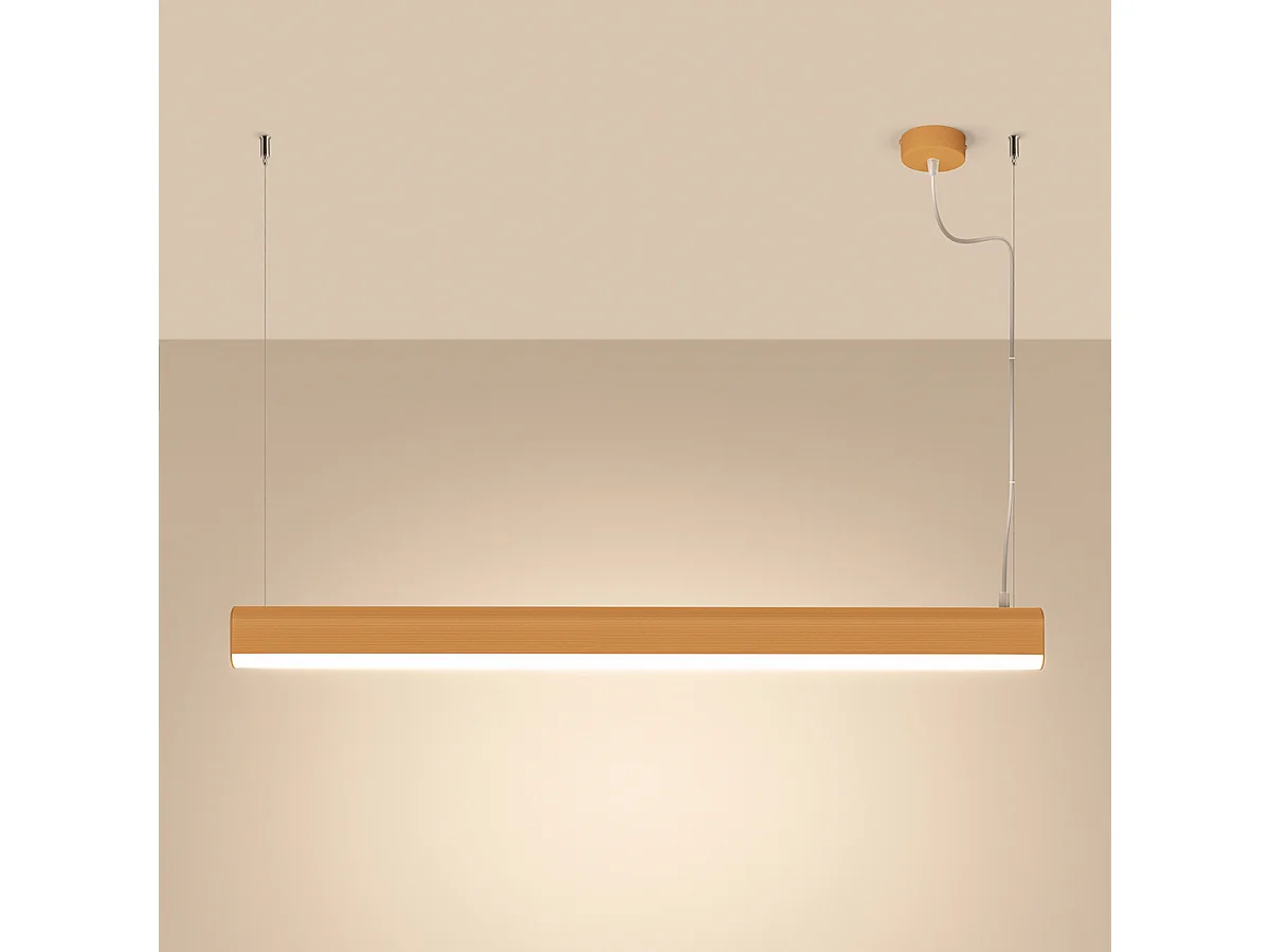 Hanglampen Farge Modern Van  - 1 Lichtbronnen - L.120 X H.150 Cm - Gouden