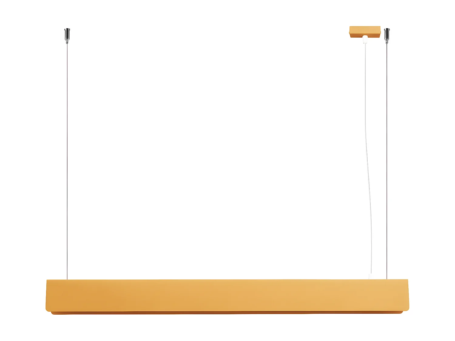 Lampy Wiszące Nowoczesny Spark, Stal - 1 Źródło - L.100 X H.120 Cm - Złoty