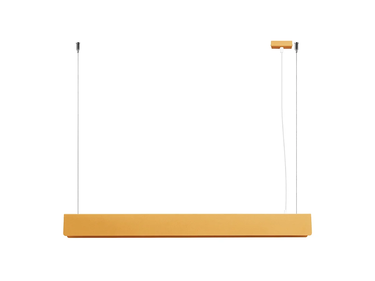 Lampe Suspendues Spark Moderne En Acier - 1 Sources Lumineuses - L.100 X H.120 Cm - Doré