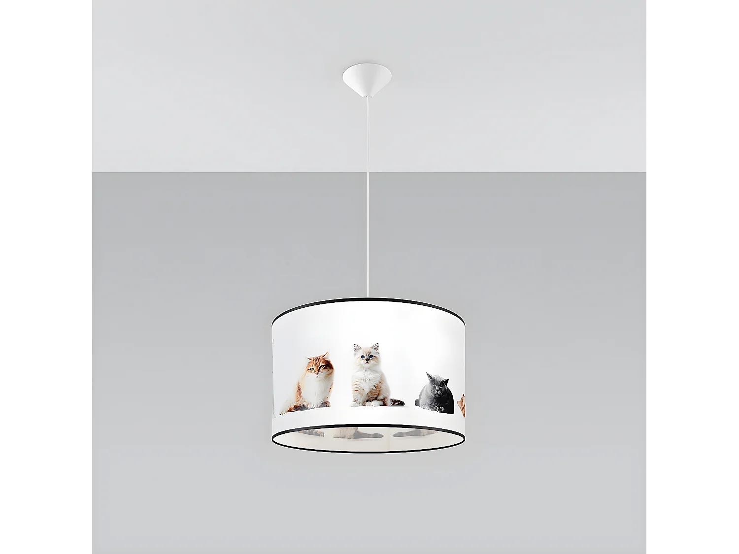 Hanglampen Koty Modern Van  - 1 Lichtbronnen - L.40 X H.95 Cm - Veelkleurig