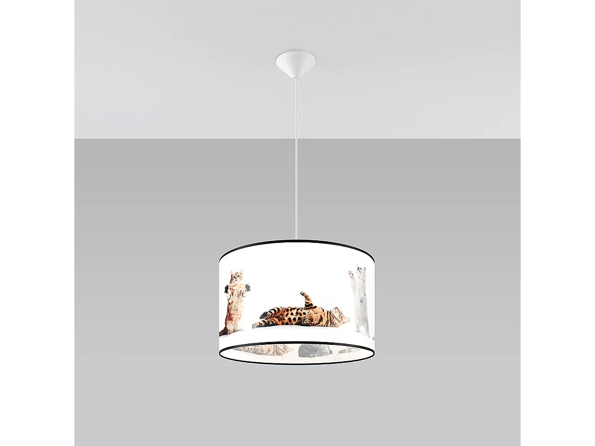 Lampa wisząca KOTY 40 biała
