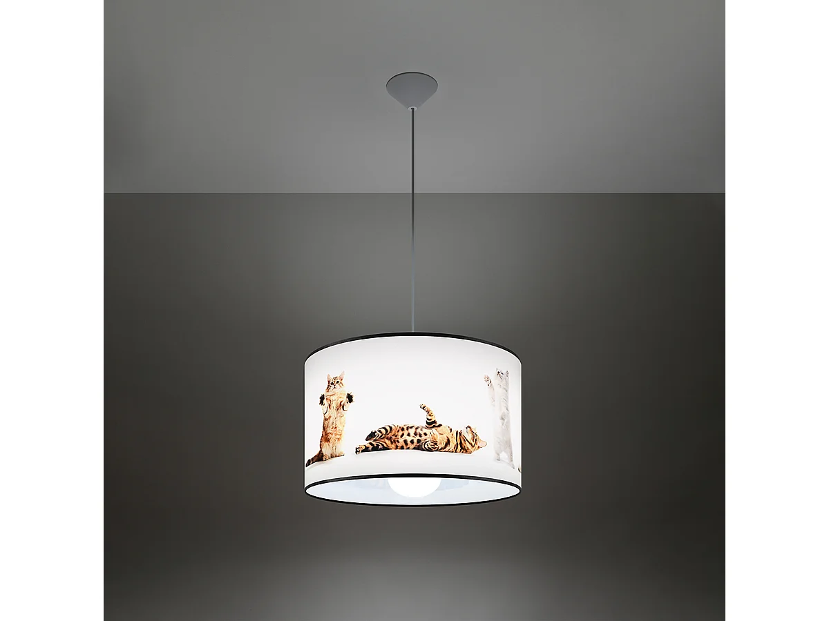 Lampa wisząca KOTY 40 biała