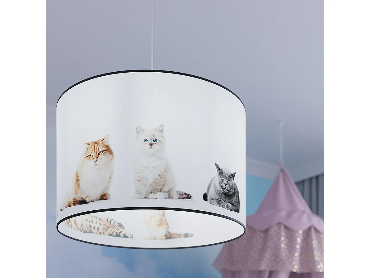 Lampa wisząca KOTY 40 biała