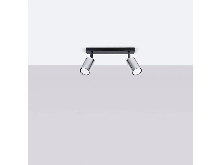 Listwa oświetlająca WINX 2 czarna/chrom