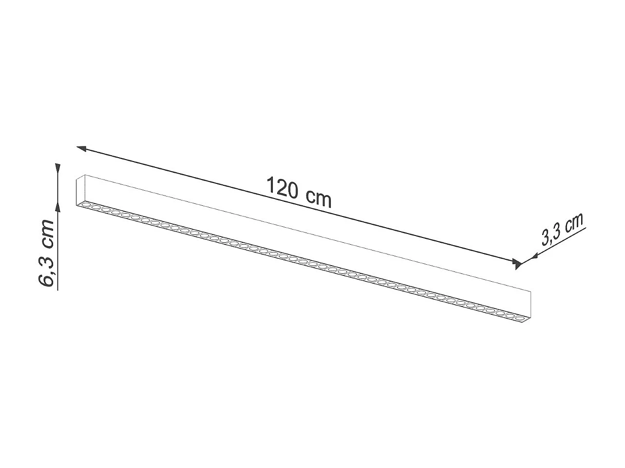 Plafon SOREN czarny LED 4000K