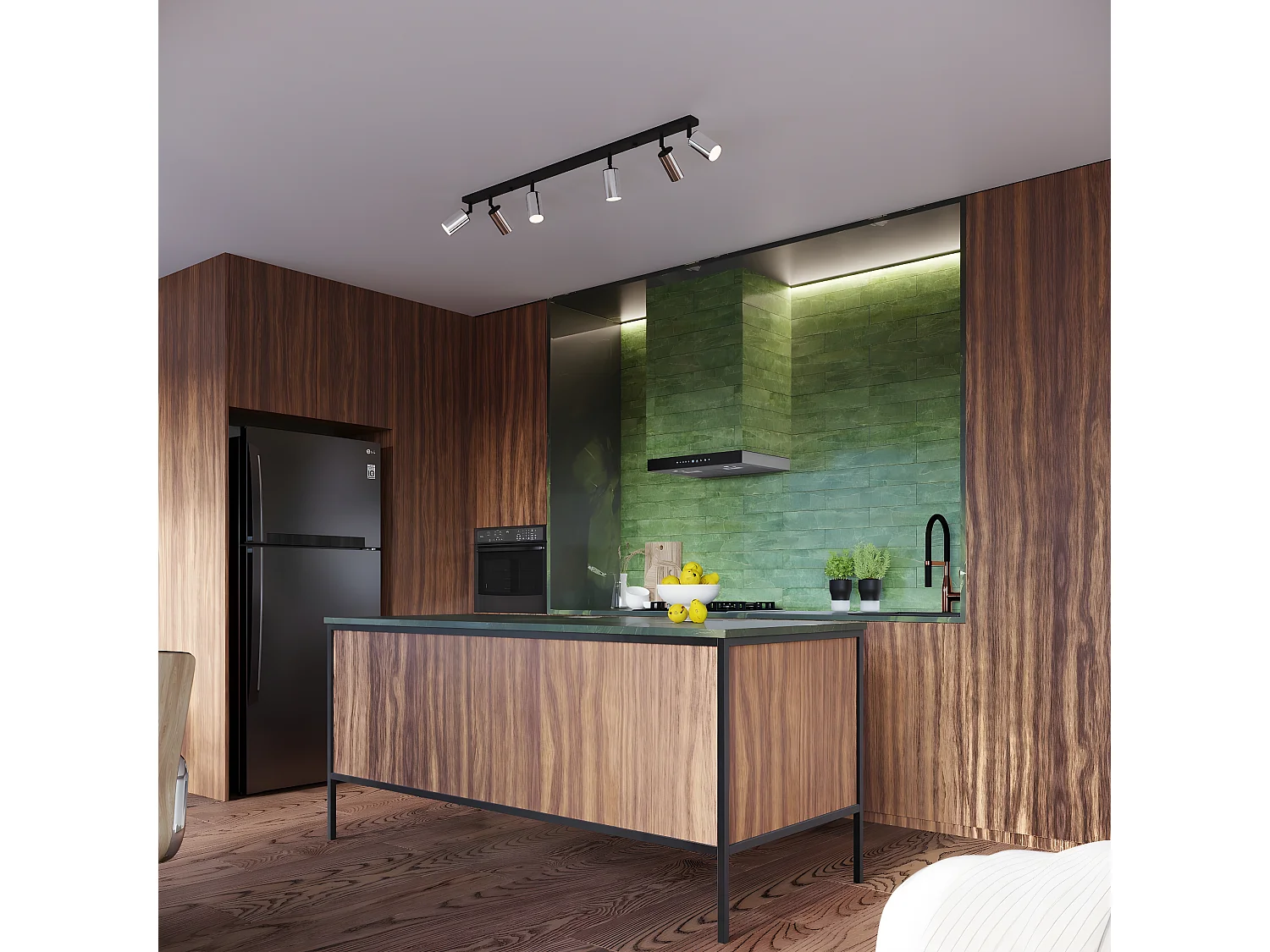 Lampy Biurkowe Nowoczesny Winx, Stal - 1 Źródło - L.13 X H.44 Cm - Czarny/Chrom