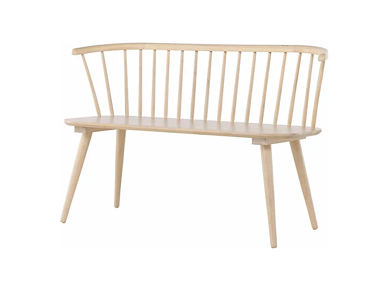 Banc Design en Bois "Bobby" 120cm Naturel