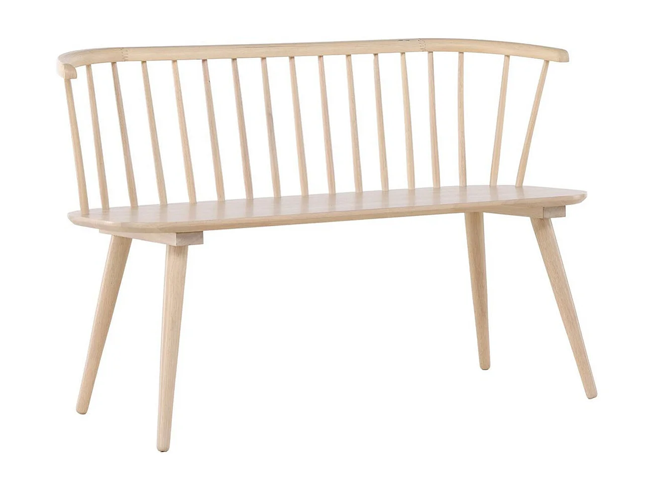 Banc Design en Bois "Bobby" 120cm Naturel