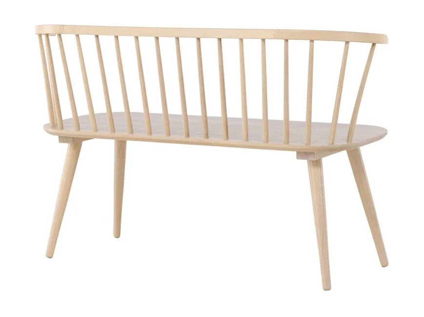 Banc Design en Bois "Bobby" 120cm Naturel