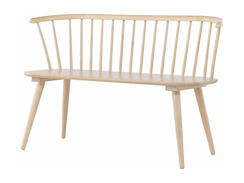 Banc Design en Bois "Bobby" 120cm Naturel