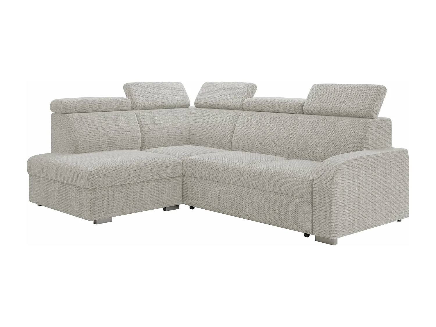 Canapé d'angle Ovos II, Gris, Disponible, 250x200x85cm