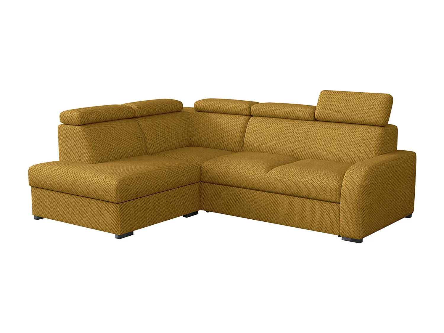 Canapé d'angle Etrcala 108, Jaune, Disponible, 250x200x85cm