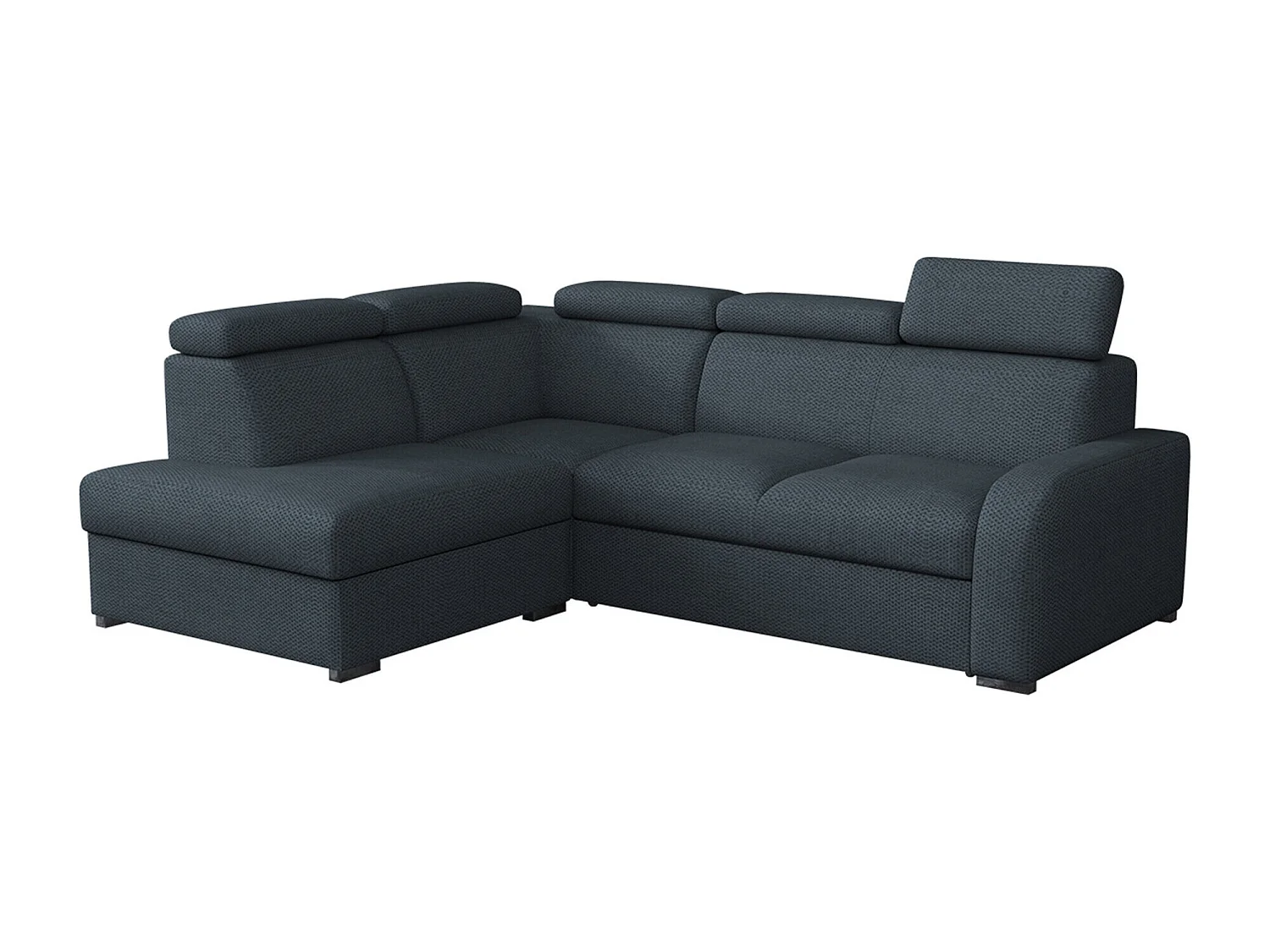 Canapé d'angle Etrcala 108, Bleu, Disponible, 250x200x85cm