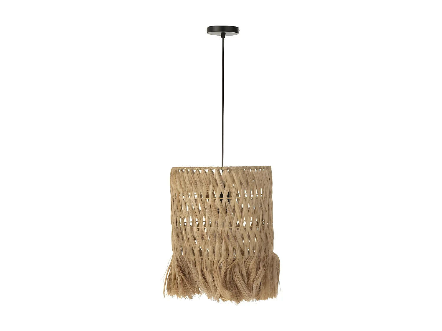 Lampe Suspension "Feuille de Bananier" 40cm Naturel
