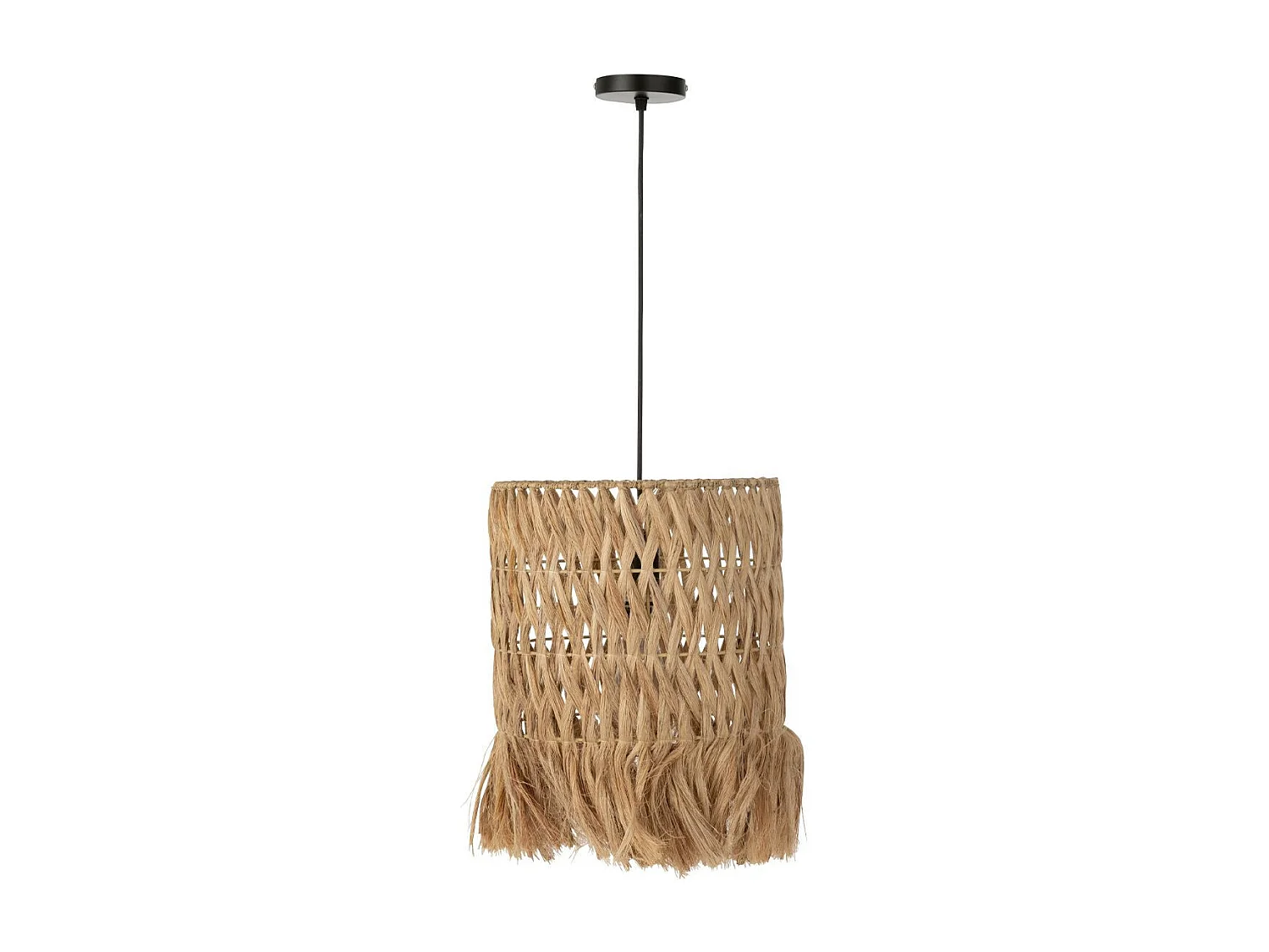 Lampe Suspension "Feuille de Bananier" 40cm Naturel
