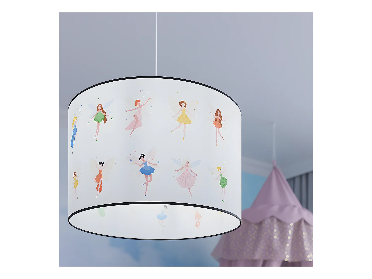 Lampa wisząca WRÓŻKI 30 biała