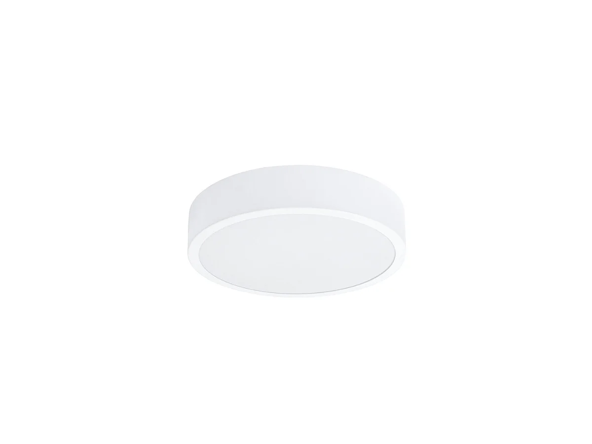 Lampada da soffitto ONYX minimalista di alluminio - 1 sorgenti luminose - L.30 x A.6 cm - bianco