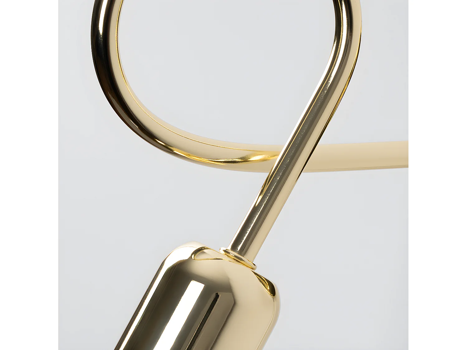 Appliques Supeł Industriel En Acier - 1 Sources Lumineuses - L.25 X H.20 Cm - Éclat Doré