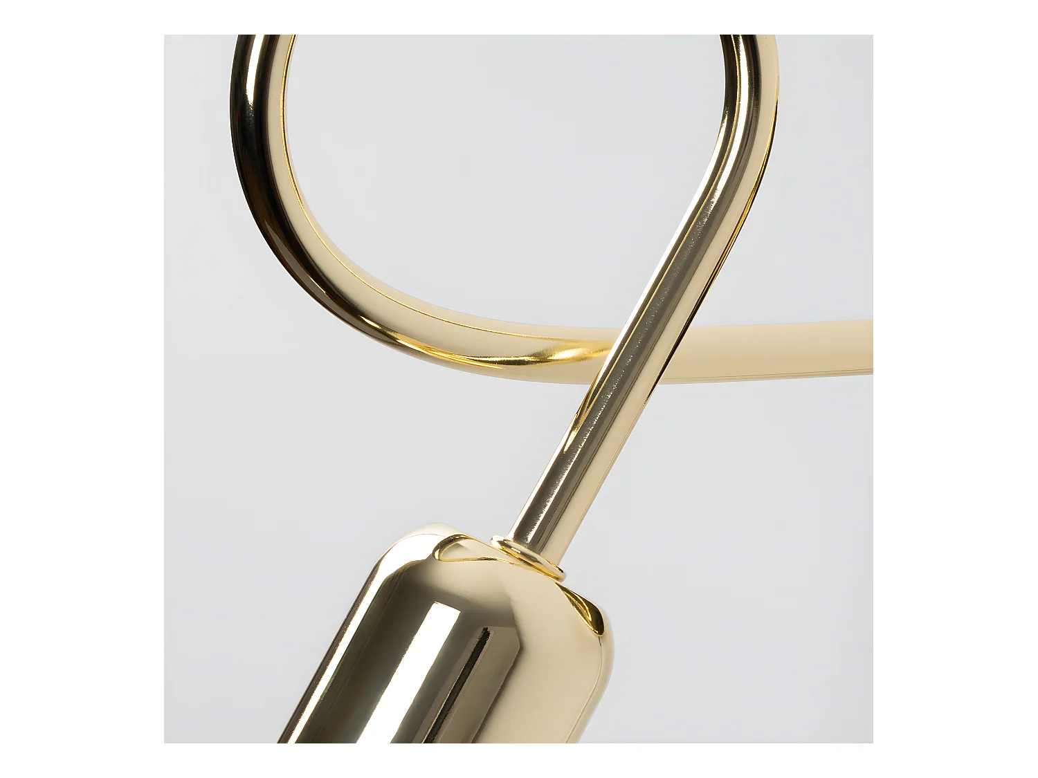 Appliques Supeł Industriel En Acier - 1 Sources Lumineuses - L.25 X H.20 Cm - Éclat Doré