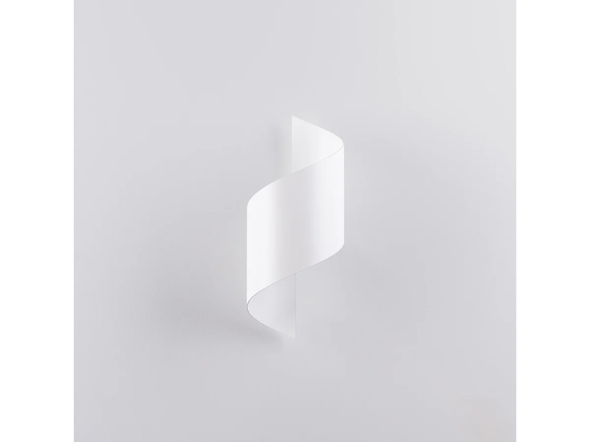 Applique Talassa Moderne En Acier - 1 Sources Lumineuses - L.15 X H.31 Cm - Blanc