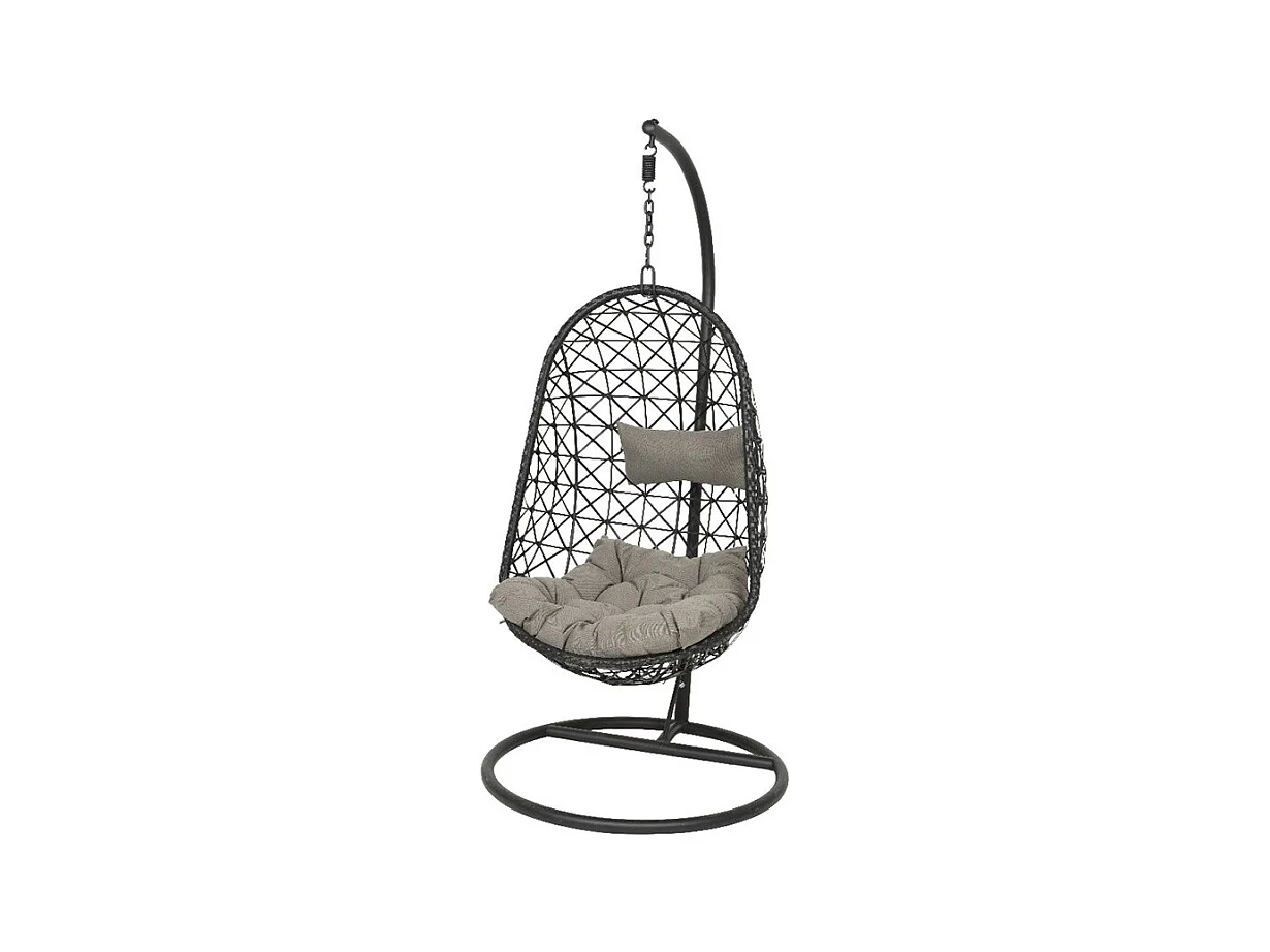 Fauteuil suspendu Bologna Noir - Jardideco