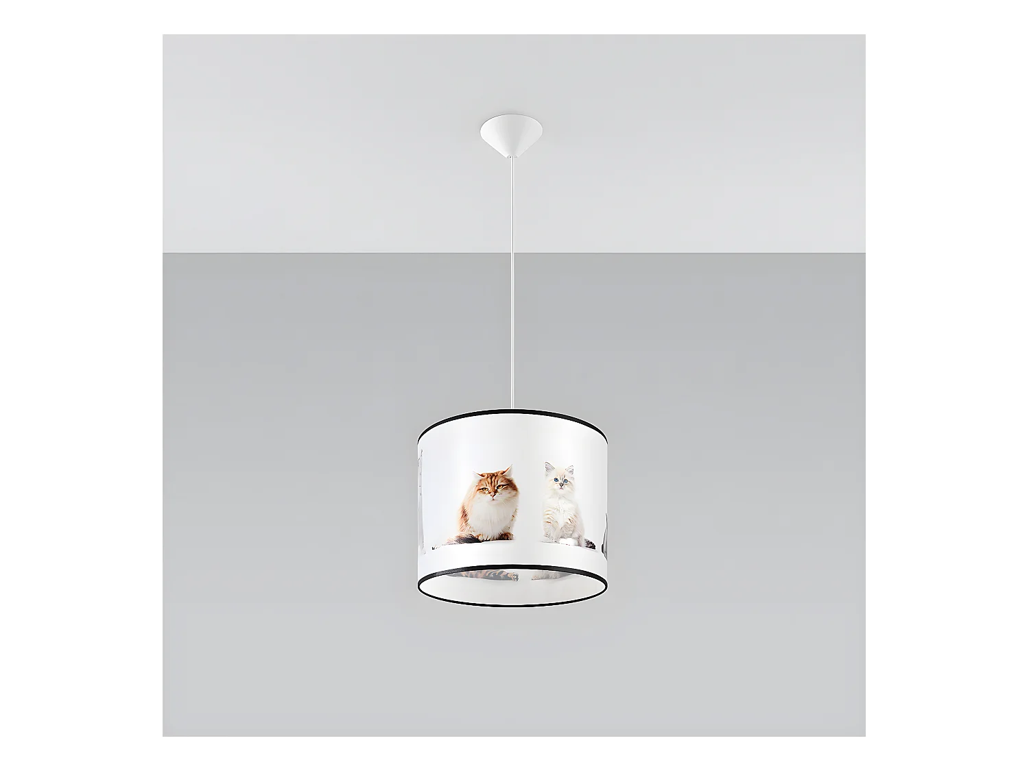 Lampes Suspendues Koty Moderne En Pvc - 1 Sources Lumineuses - L.30 X H.95 Cm - Multicolore