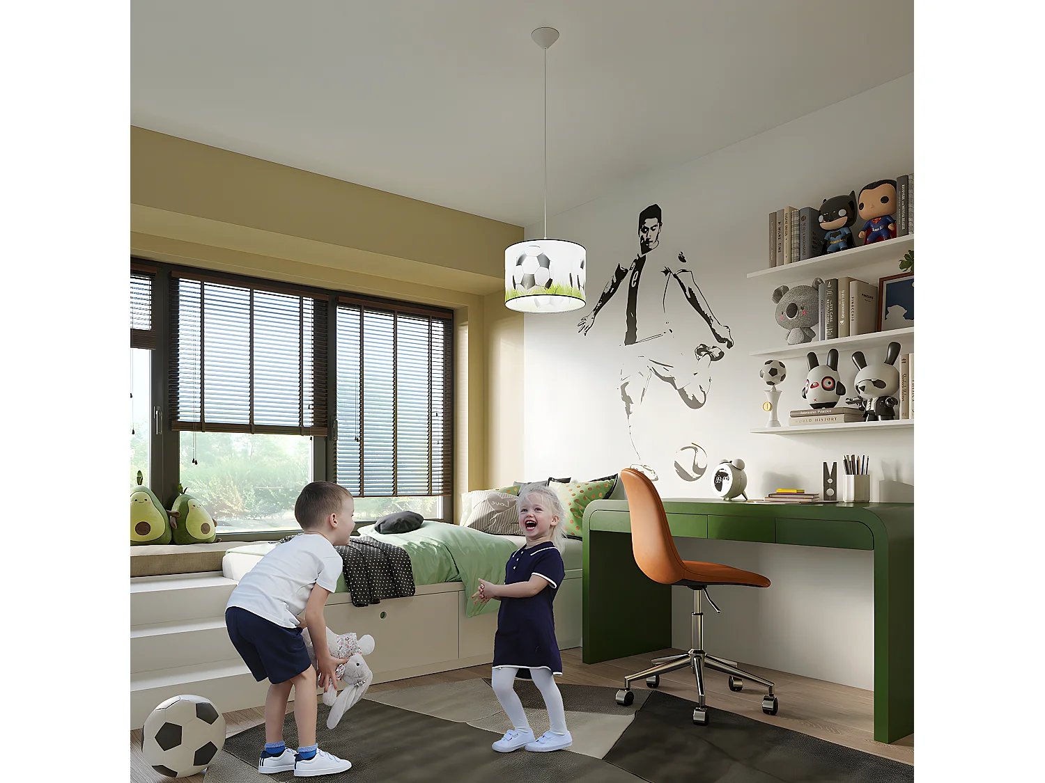 Lampa wisząca PIŁKA C 30 biała