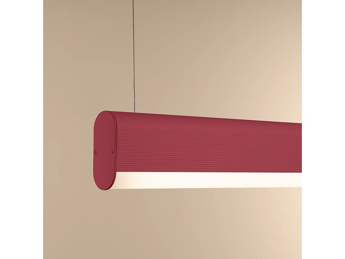 Hanglampen Farge Modern Van  - 1 Lichtbronnen - L.120 X H.150 Cm - Roze