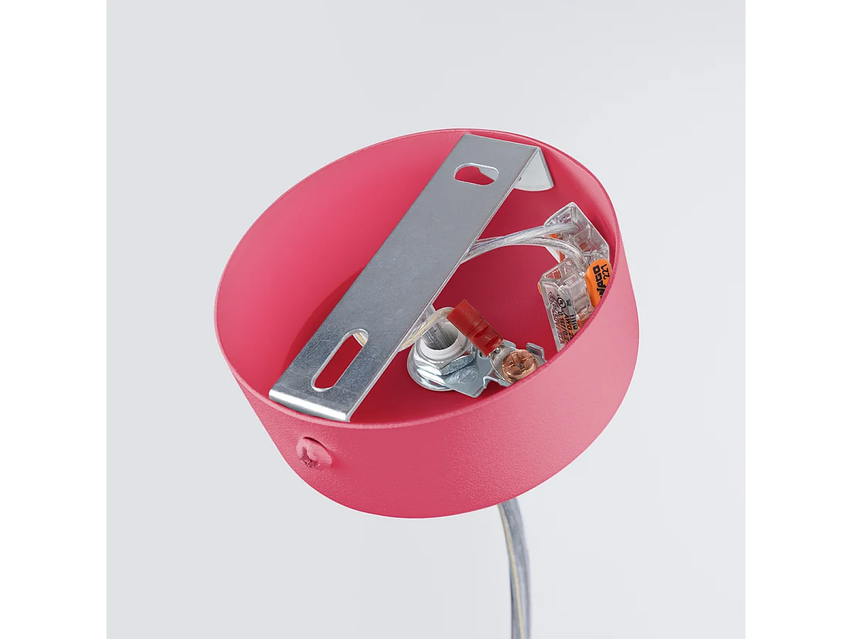 Hanglampen Farge Modern Van  - 1 Lichtbronnen - L.120 X H.150 Cm - Roze