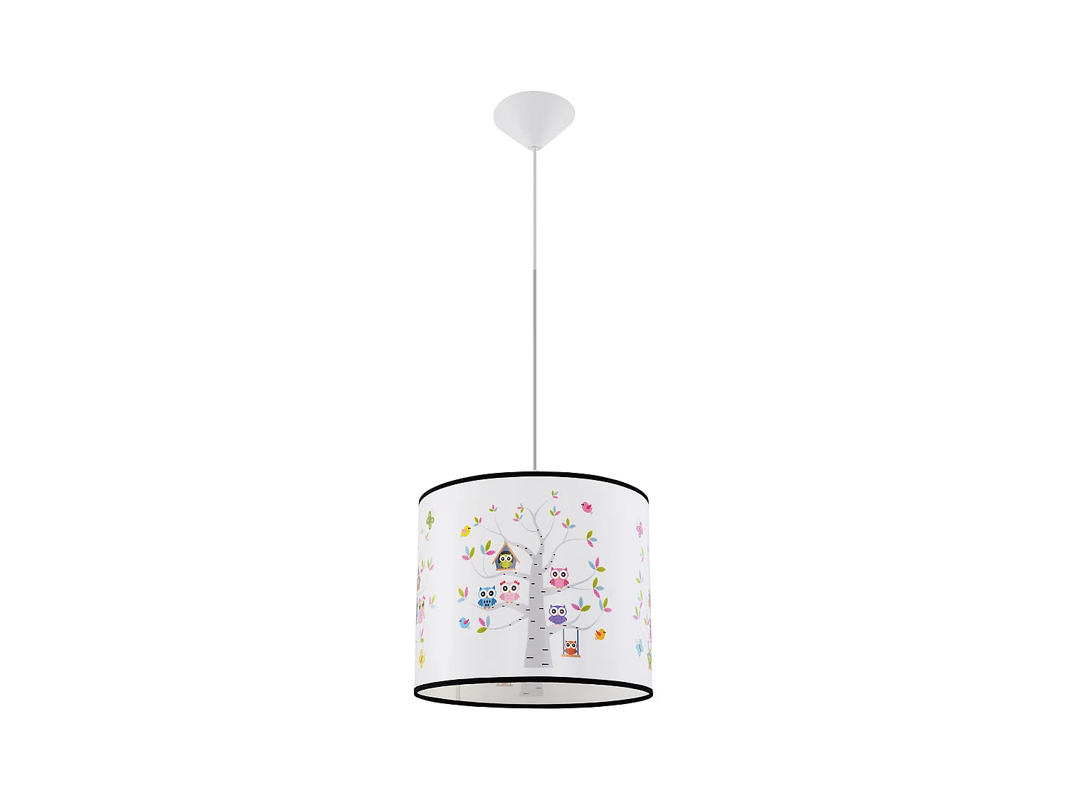 Lampes Suspendues Sowy Moderne En Pvc - 1 Sources Lumineuses - L.30 X H.82 Cm - Multicolore