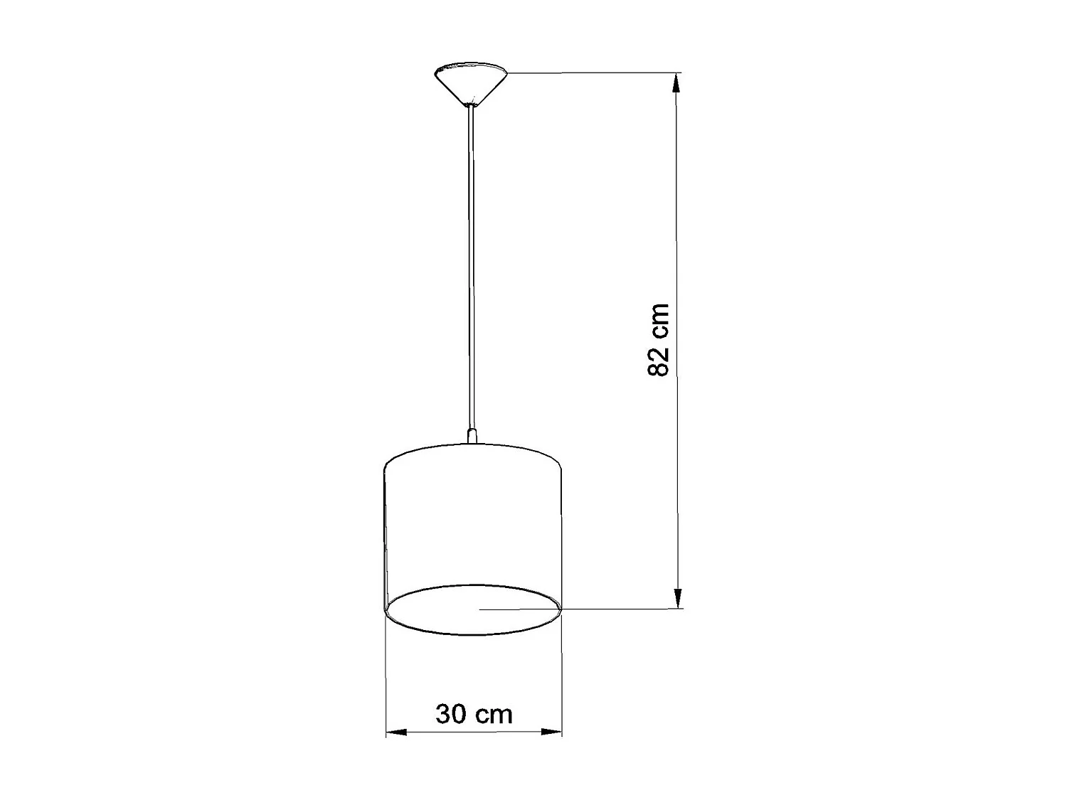 Pendelleuchten Sowy Modern Aus  Pvc - 1 Lichtquellen - L.30 X H. Cm - Mehrfarben