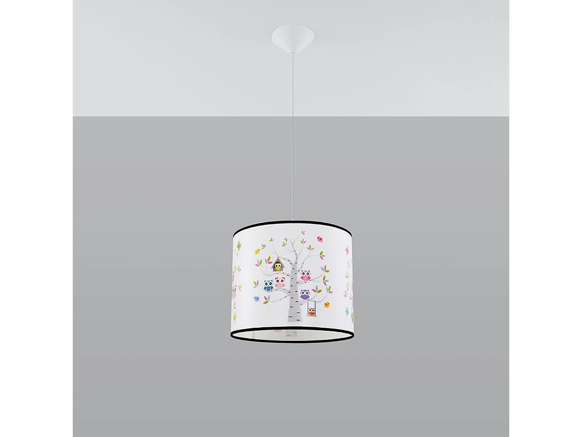 Lampe Suspendues Sowy Moderne En Pvc - 1 Sources Lumineuses - L.30 X H.82 Cm - Multicolore
