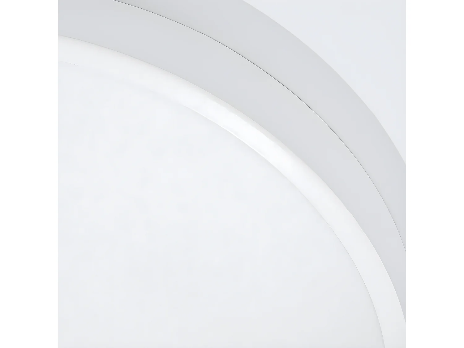 Plafondlampen Onyx Minimalistisch Van  - 1 Lichtbronnen - L.60 X H.6 Cm - Wit