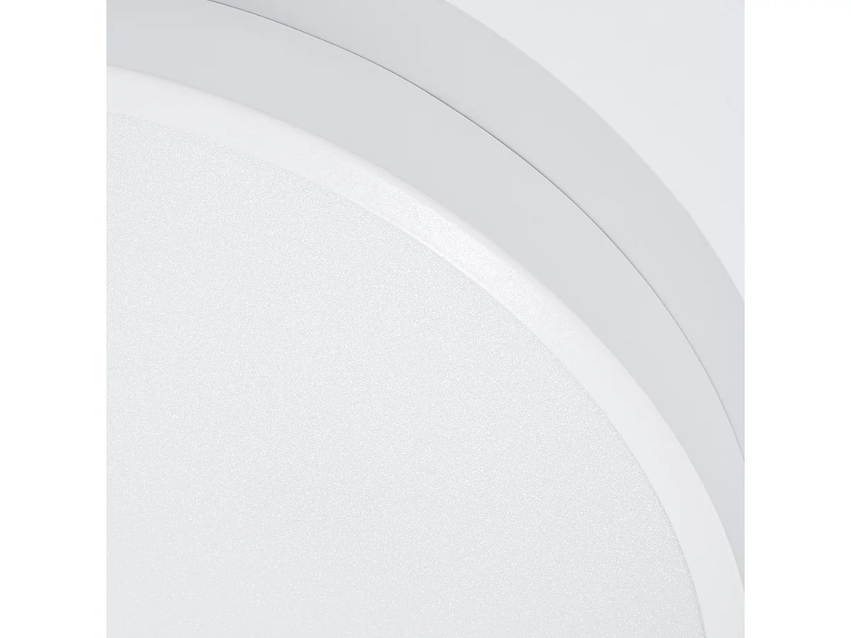 Plafon minimalistyczny ONYX, aluminium - 1 źródło - L.60 x H.6 cm - biały