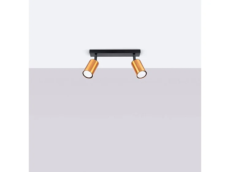 Listwa oświetleniowa WINX 2 czarna/miedziana