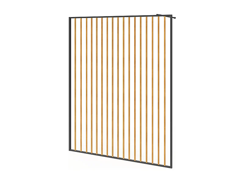 Mampara de ducha con puerta