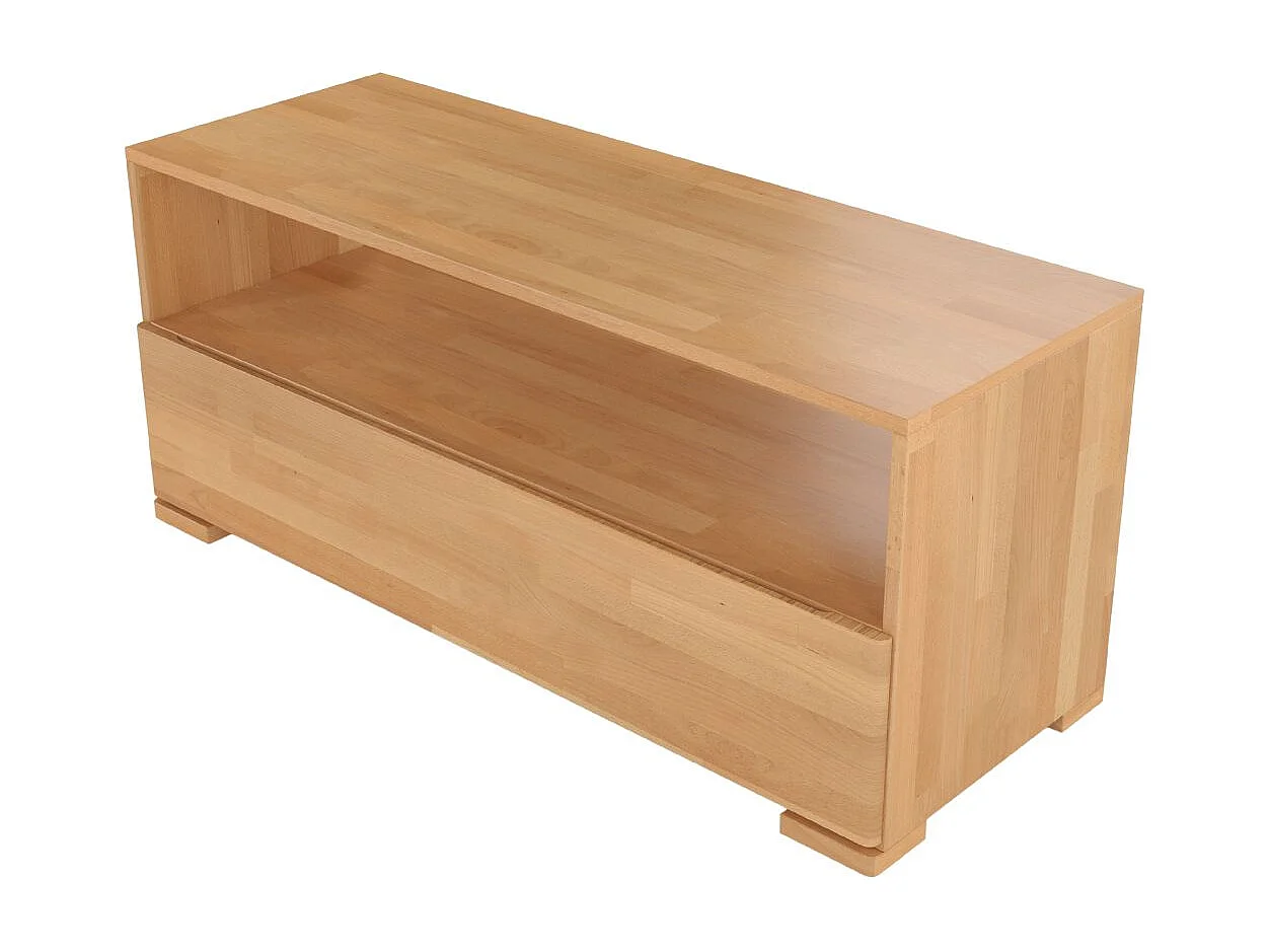 Meuble TV en bois de hêtre Visby Sandema / naturelle