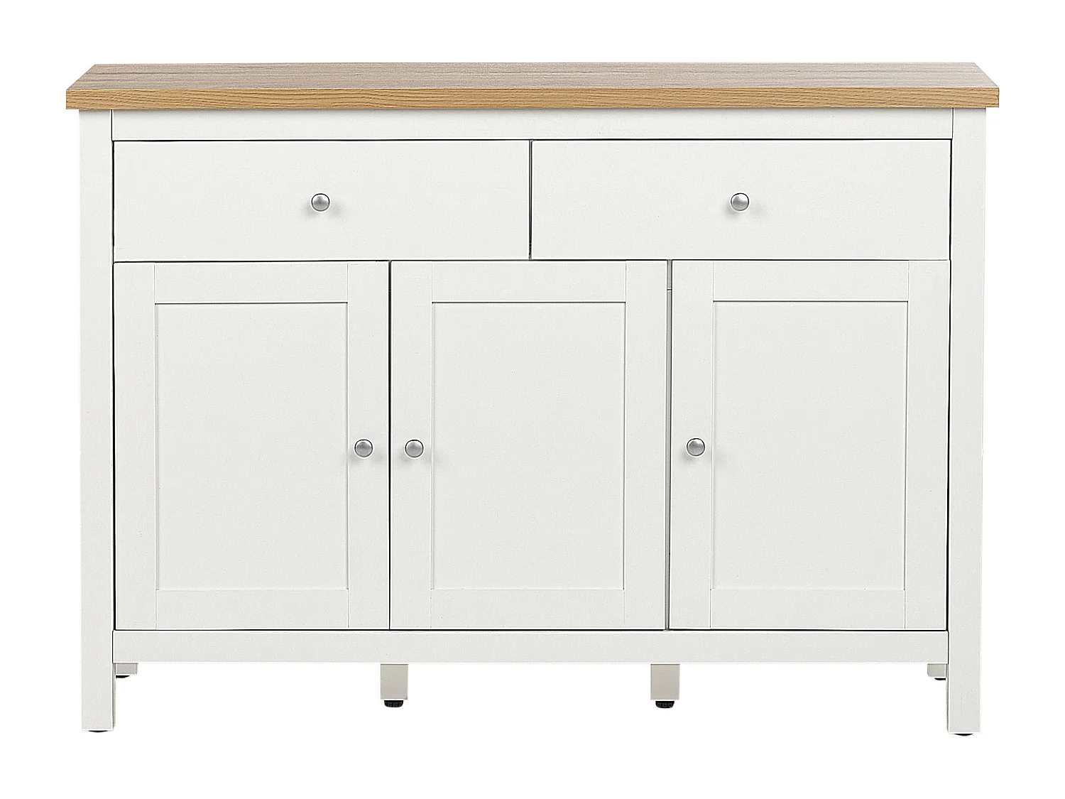 Commode 3 portes ATOCA Blanc cassé