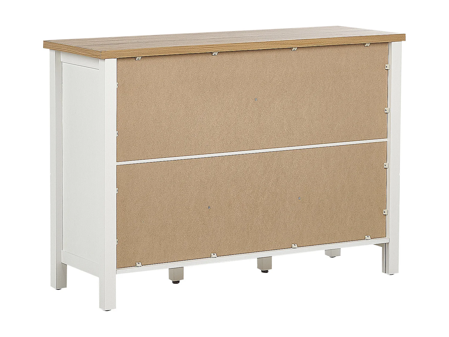 Commode 3 portes ATOCA Blanc cassé