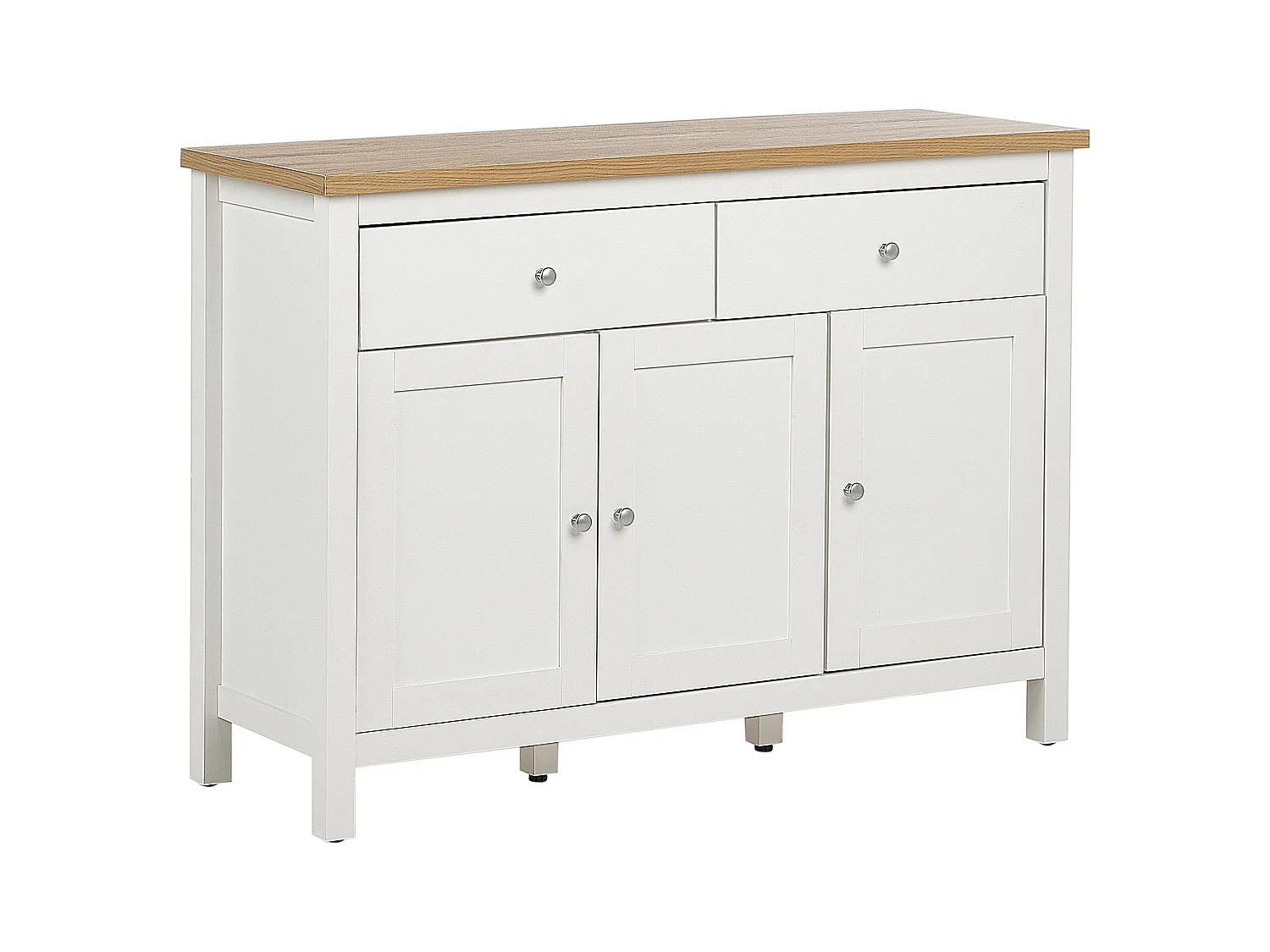 Dressoir met 3 deuren ATOCA Gebroken wit