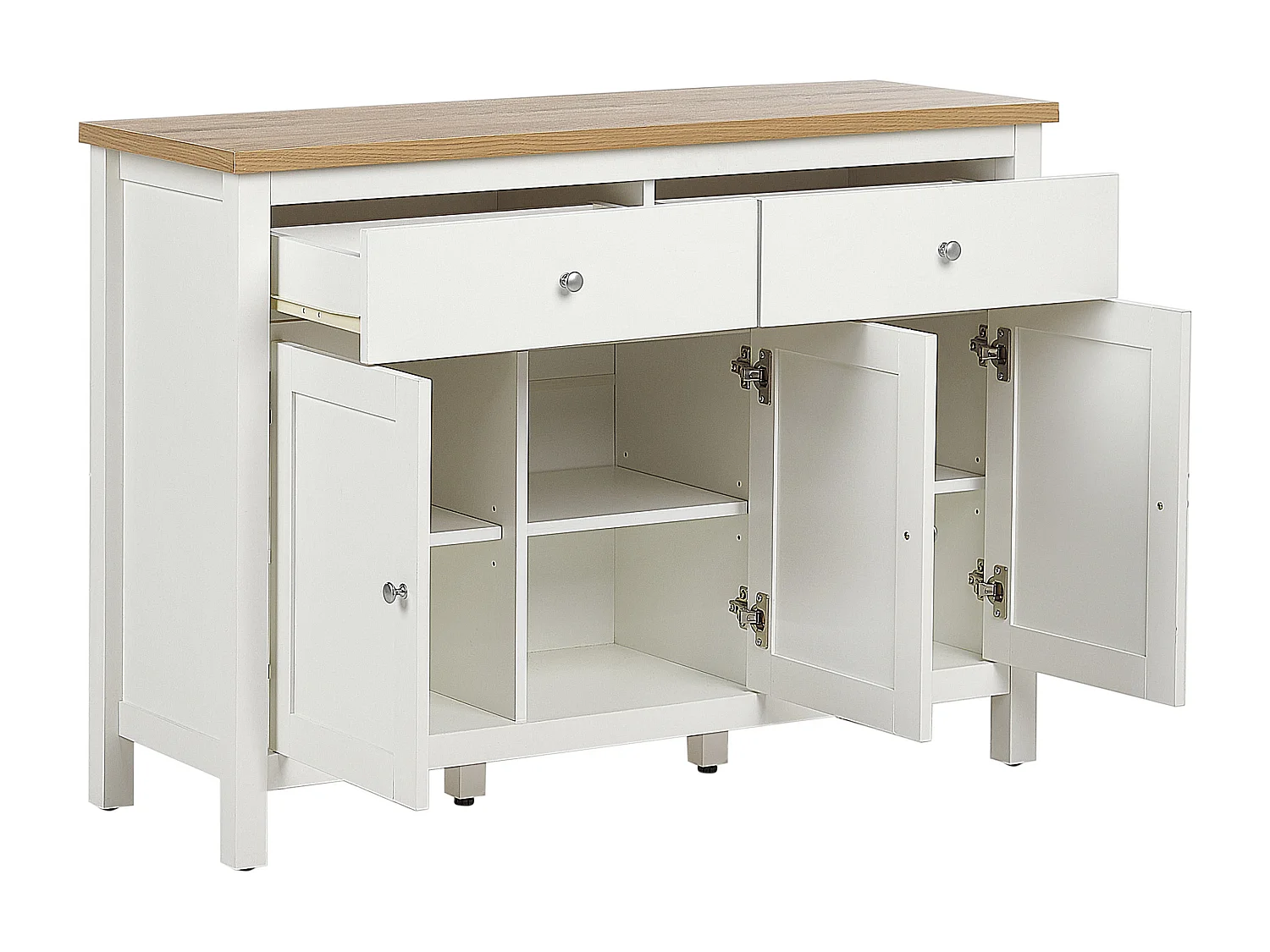 Dressoir met 3 deuren ATOCA Gebroken wit