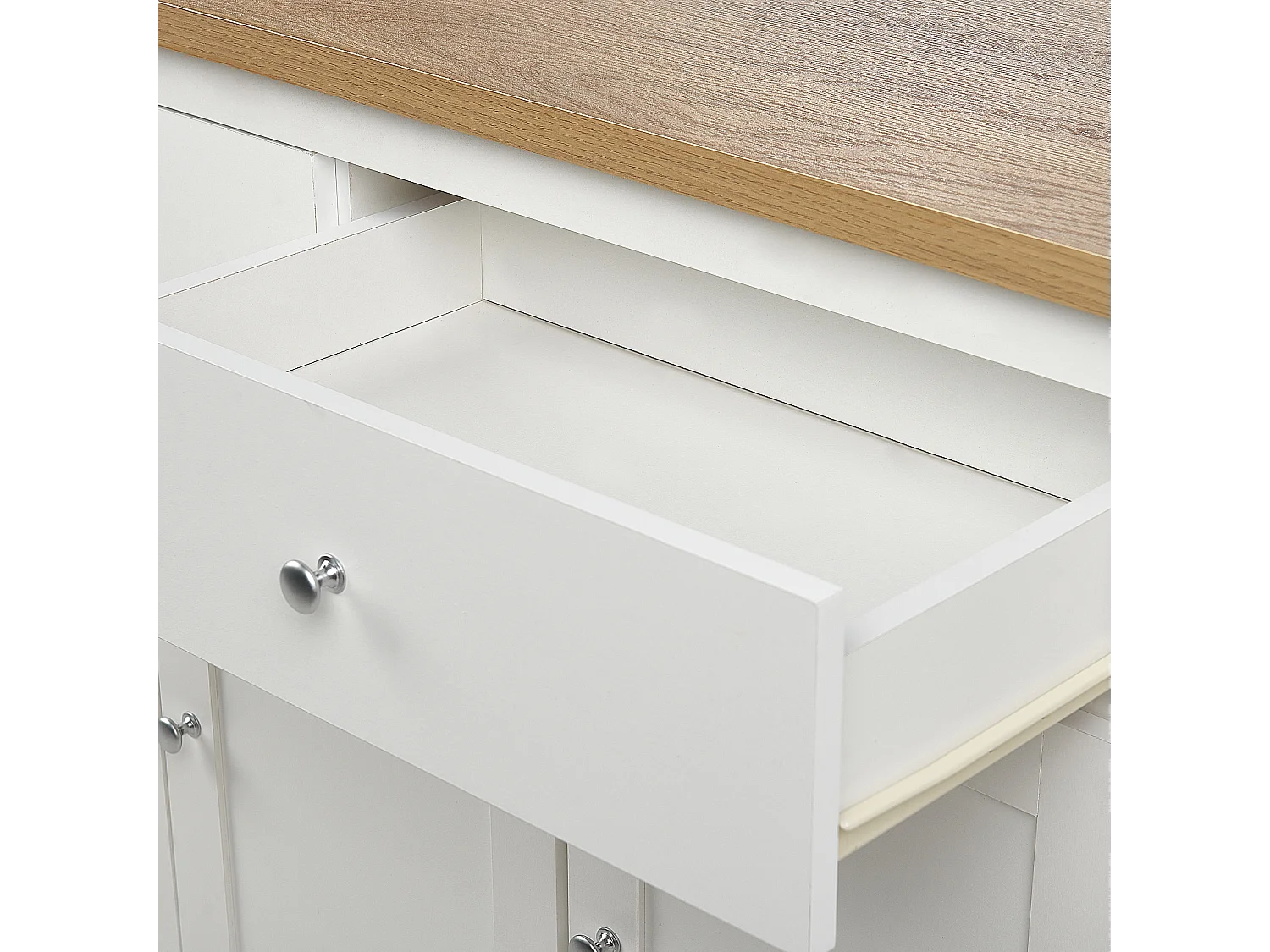 Aparador de 3 puertas ATOCA Blanco crema