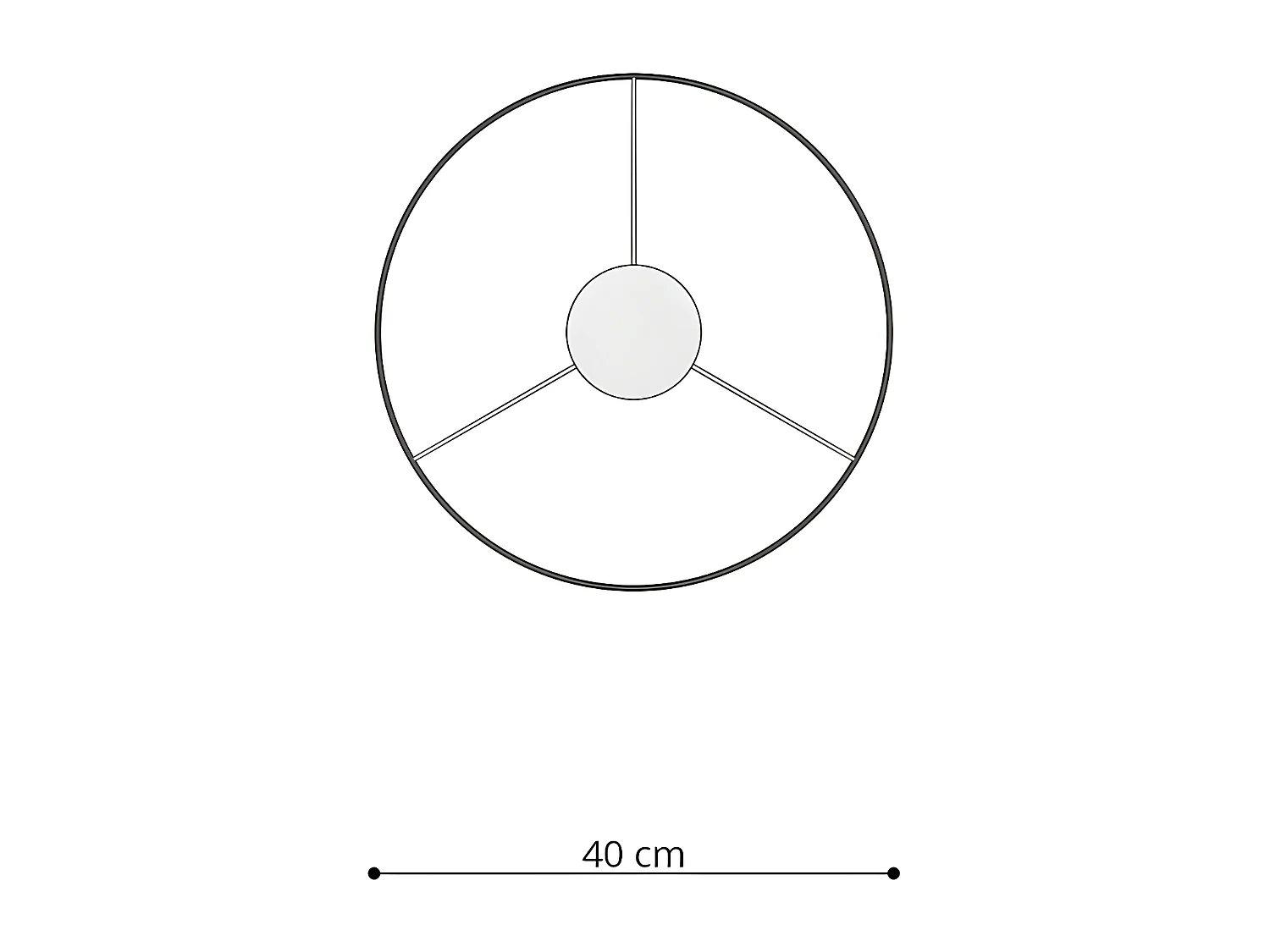 Pendelleuchten Wróżki Modern Aus  Pvc - 1 Lichtquellen - L.40 X H. Cm - Mehrfarben