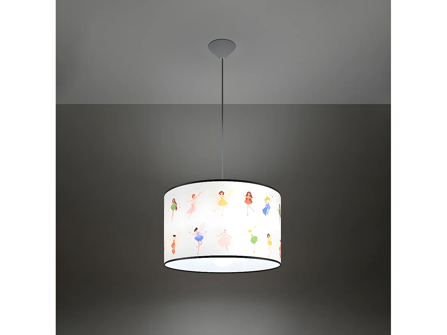 Hanglampen Wróżki Modern Van  - 1 Lichtbronnen - L.40 X H.95 Cm - Veelkleurig