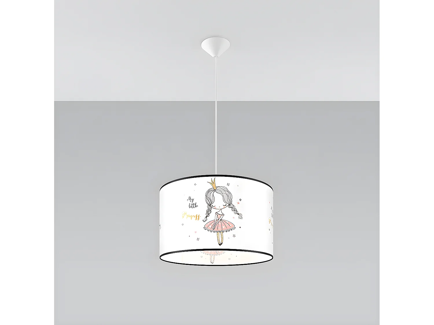 Lampa wisząca PRINCESS 40 biała