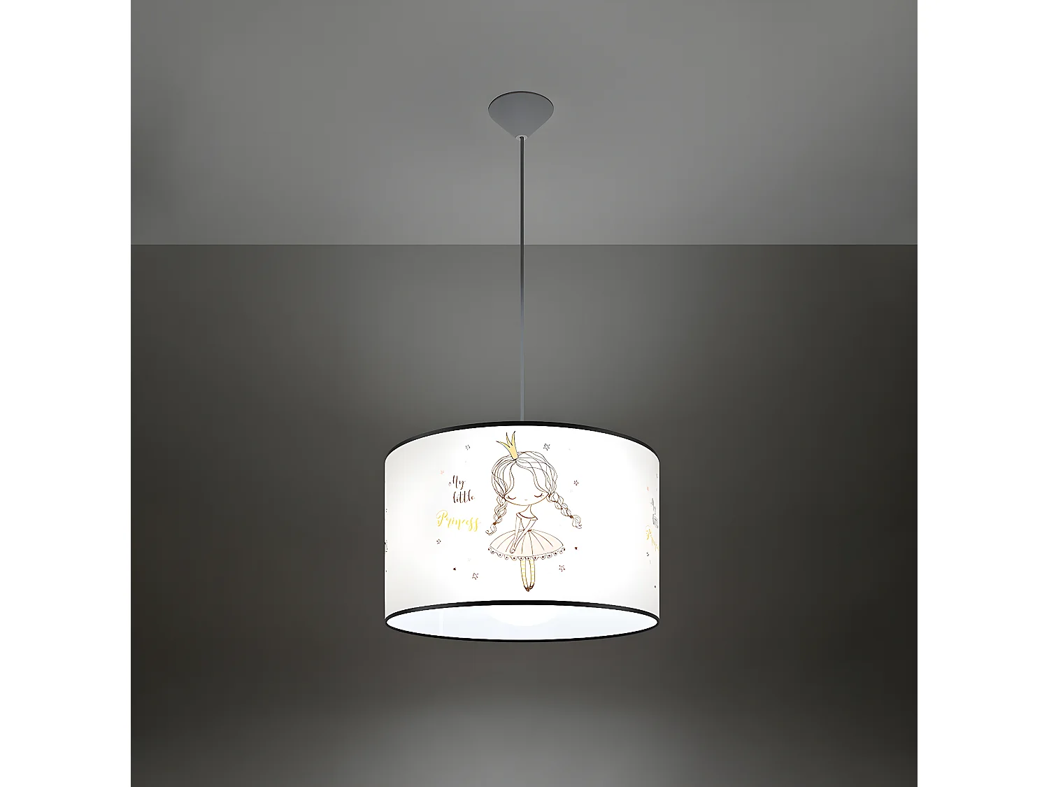 Lampa wisząca PRINCESS 40 biała