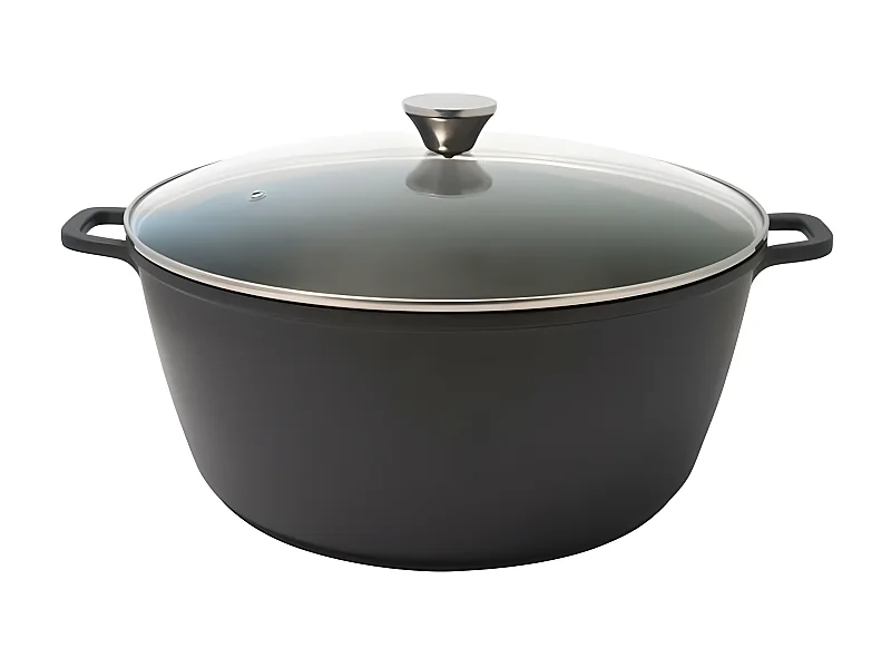 Baumalu Faitout aluminium 36cm avec couvercle - 384923