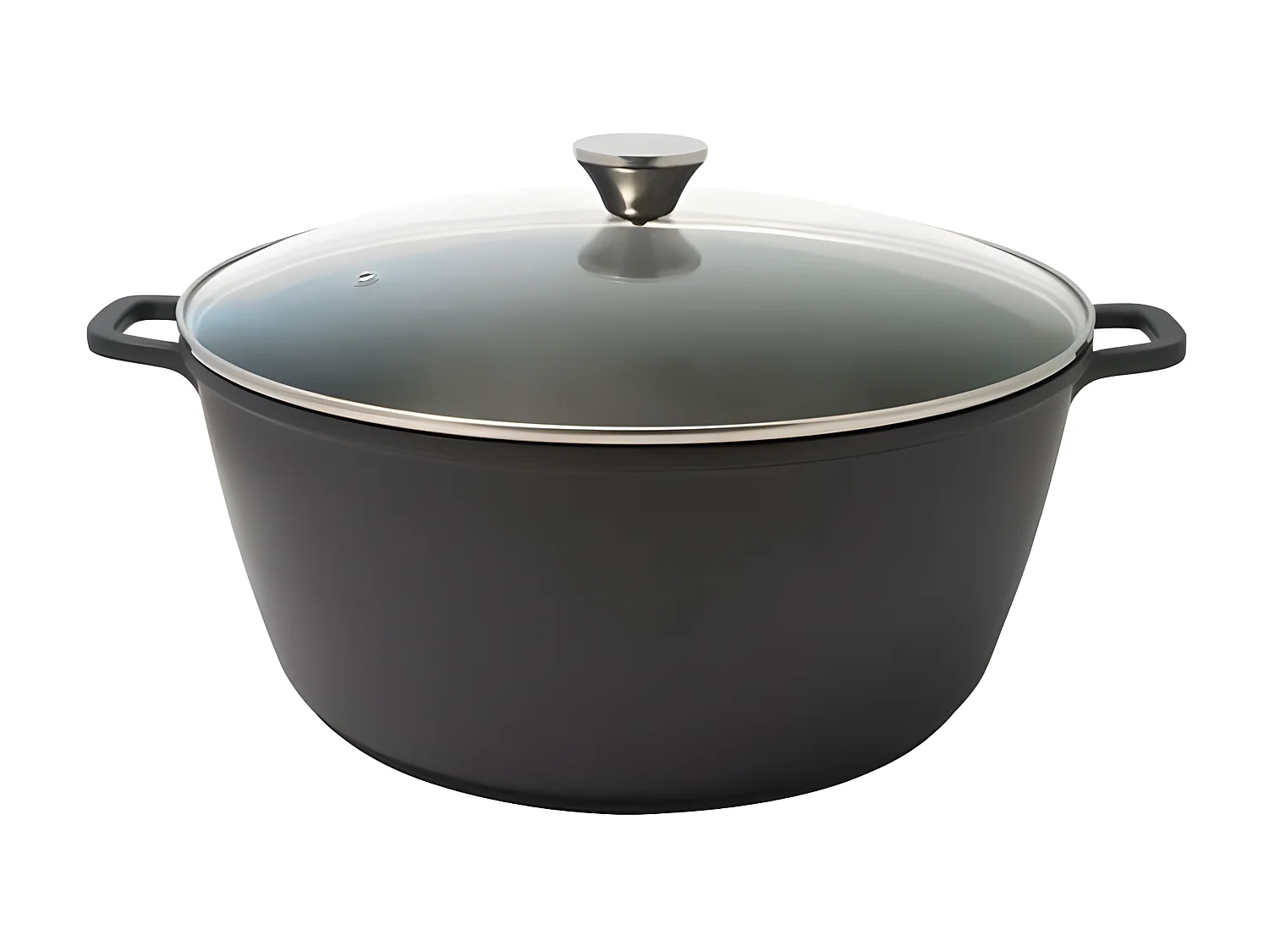 Baumalu Faitout aluminium 36cm avec couvercle - 384923