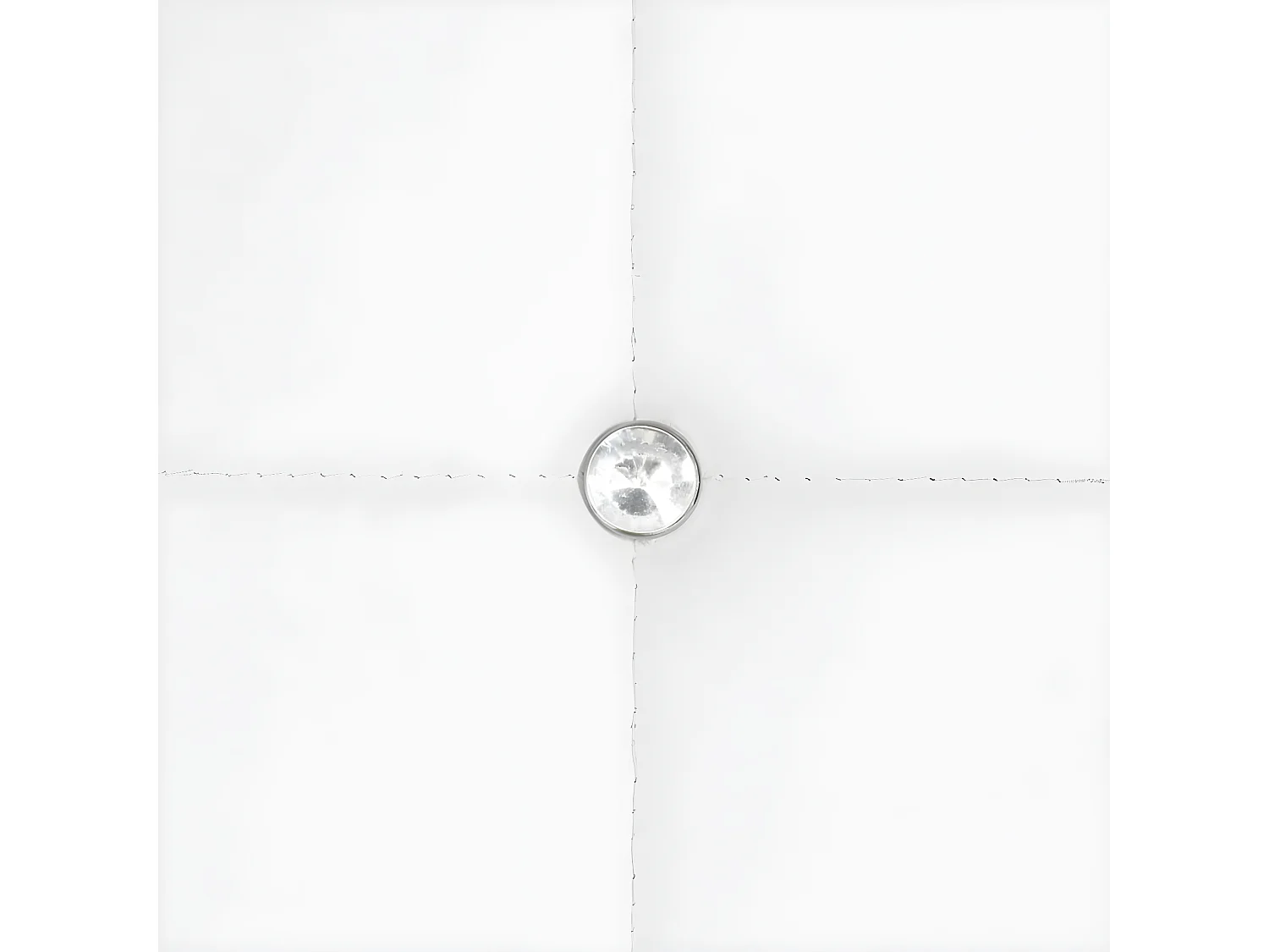 Conjunto de 4 sillas de comedor sintético blanco CDS021252